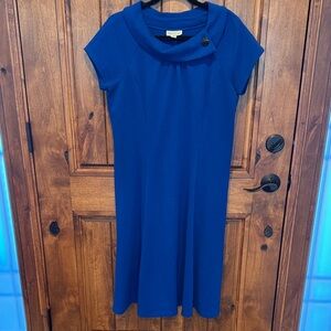 Coldwater Creek Royal Blue Midi Dress